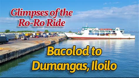 roro bacolod to dumangas